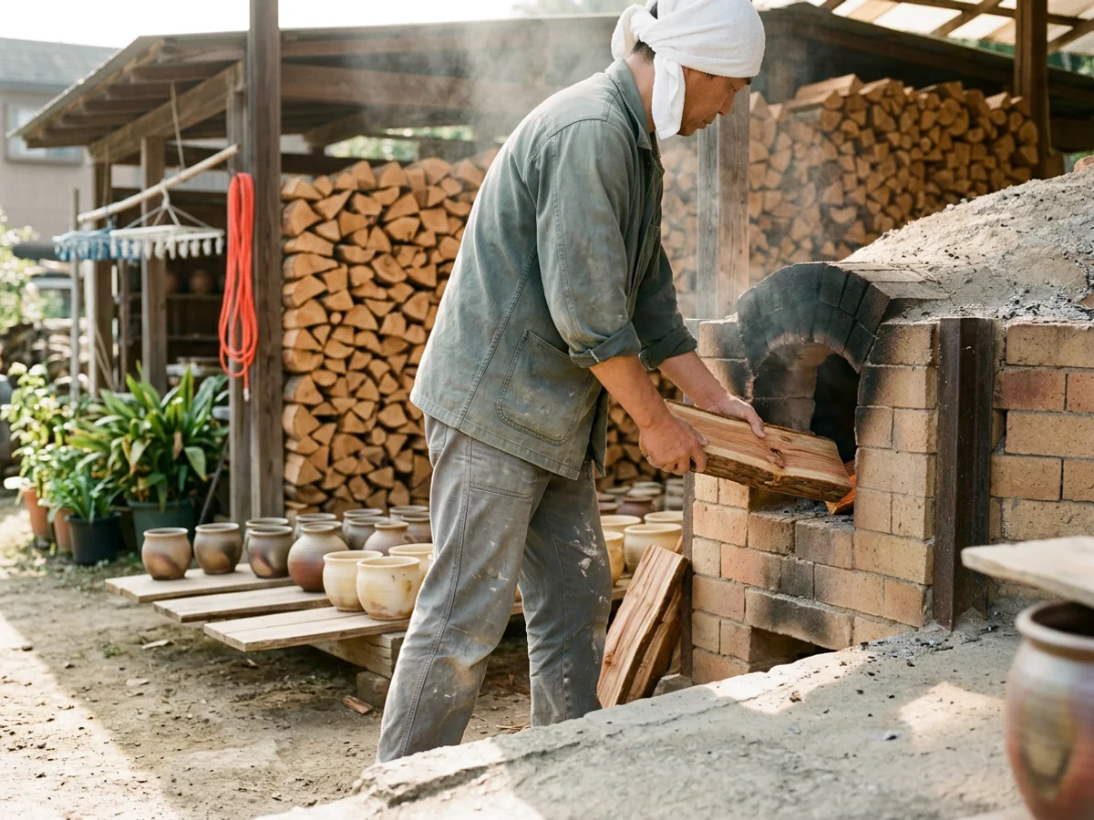 Bizen — Unglazed stoneware
