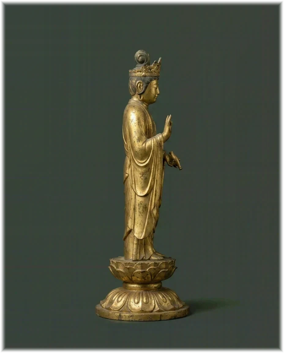 Takaoka bronze — from the right