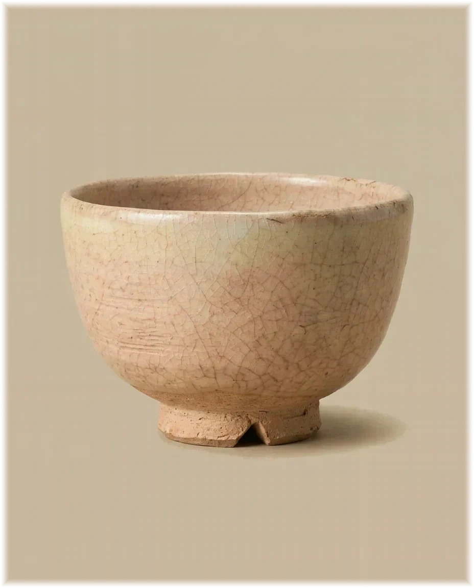 Hagi ware — from the right