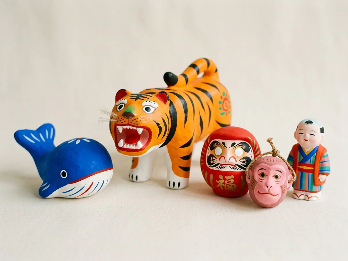 Hakata — Papier-mâché toys