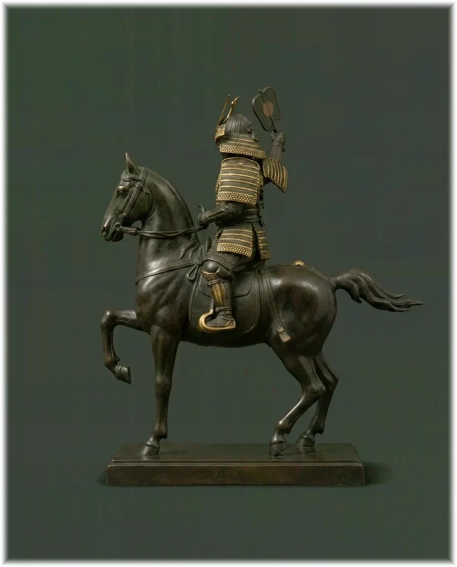 Mounted warrior — from the left