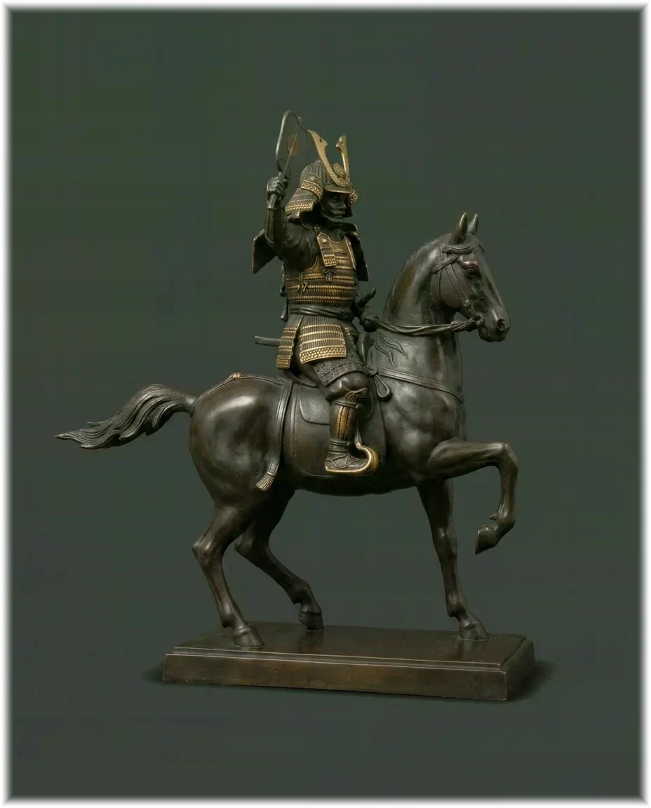 Mounted warrior — from the right