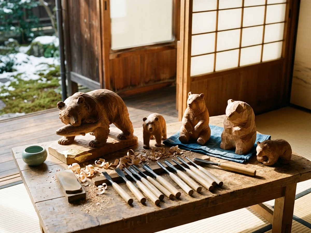 Yakumo — Carved bears