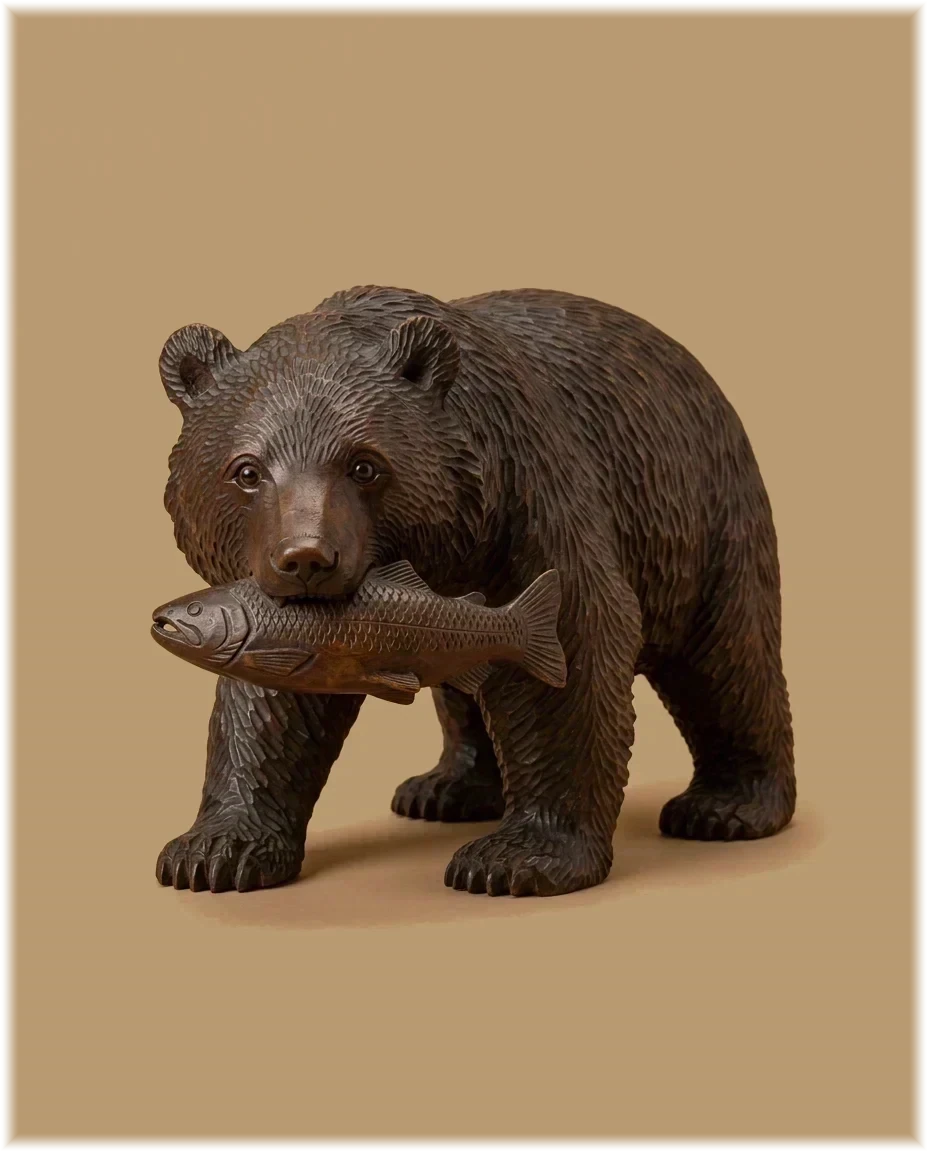 Carved bear