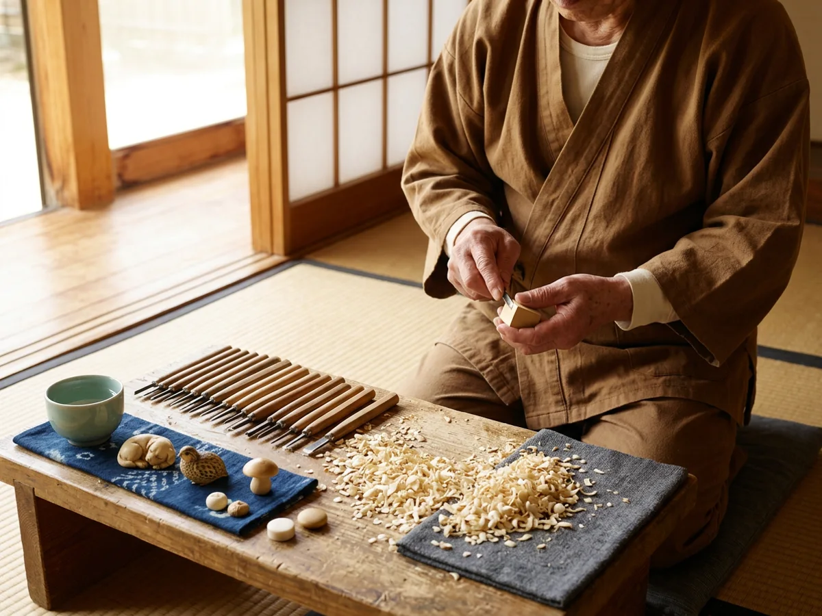 Netsuke — at the workshop