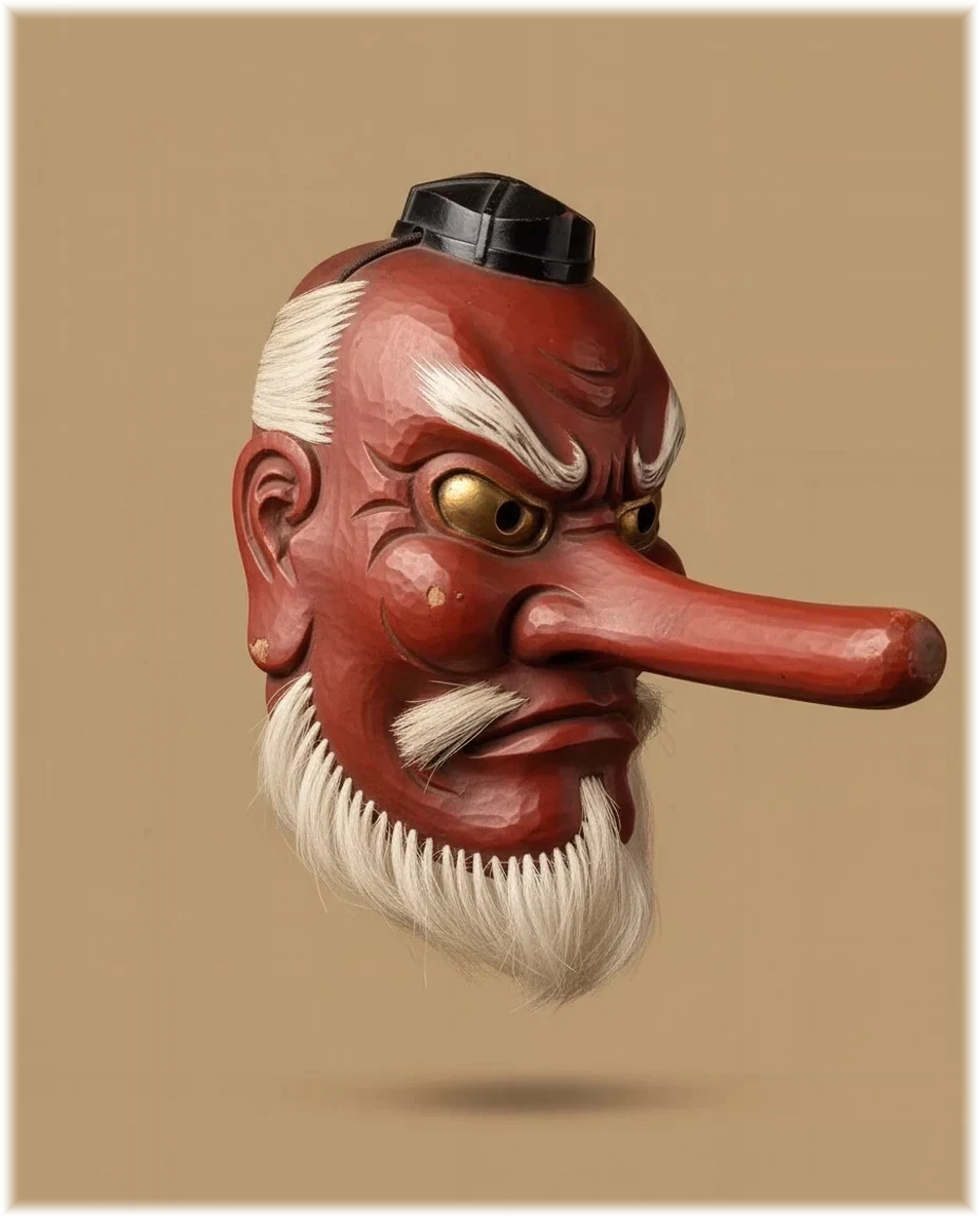 天狗面 — 右