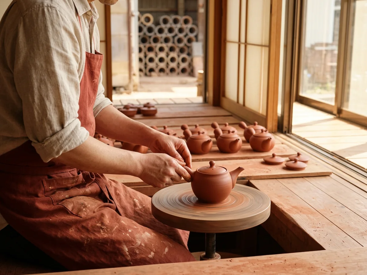 Tokoname — Unglazed red stoneware