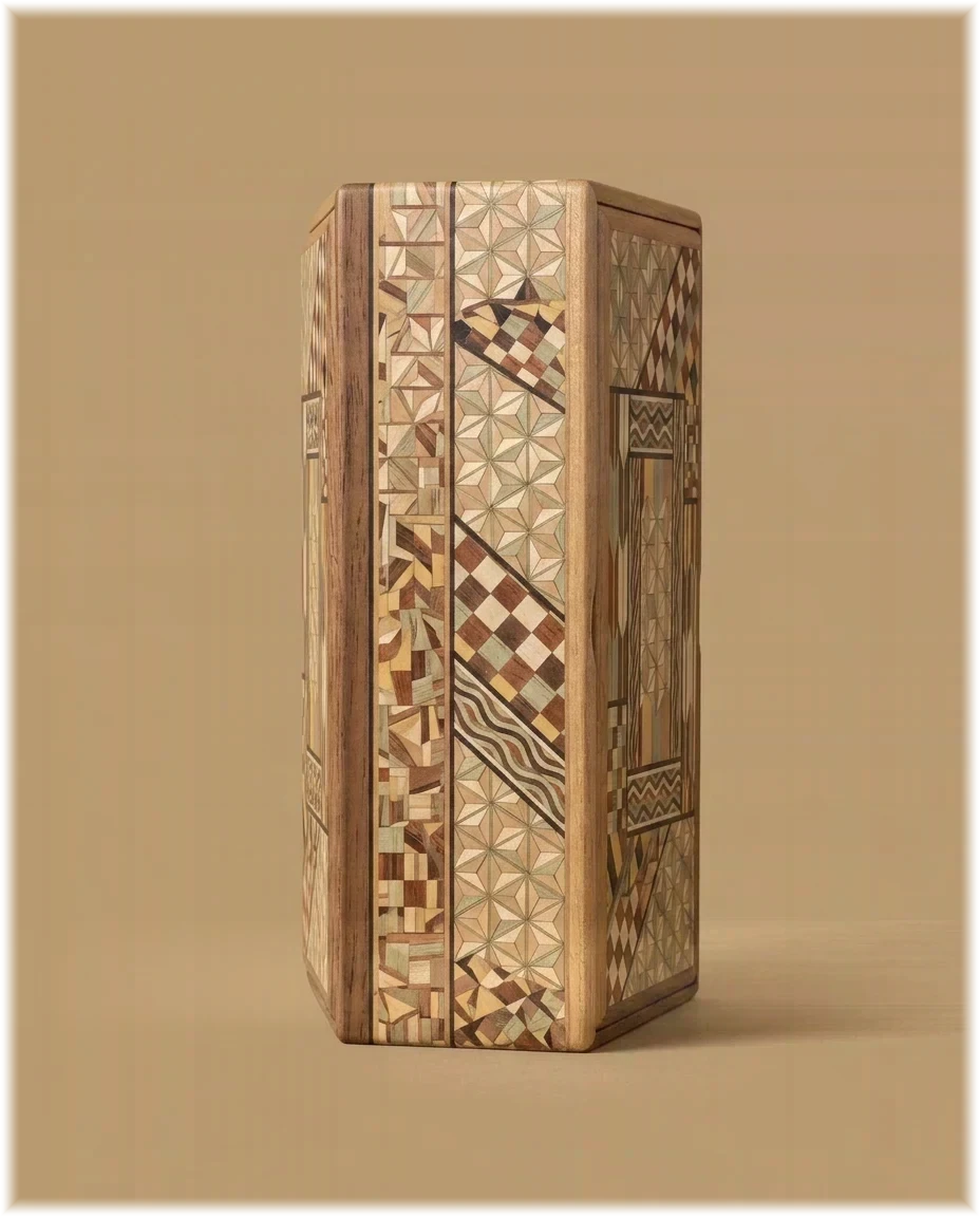 Hakone marquetry — from the left