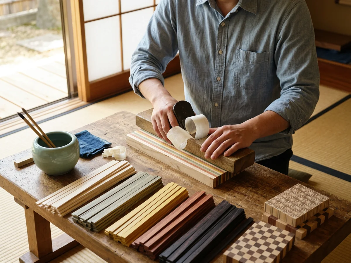 Hakone — Marquetry