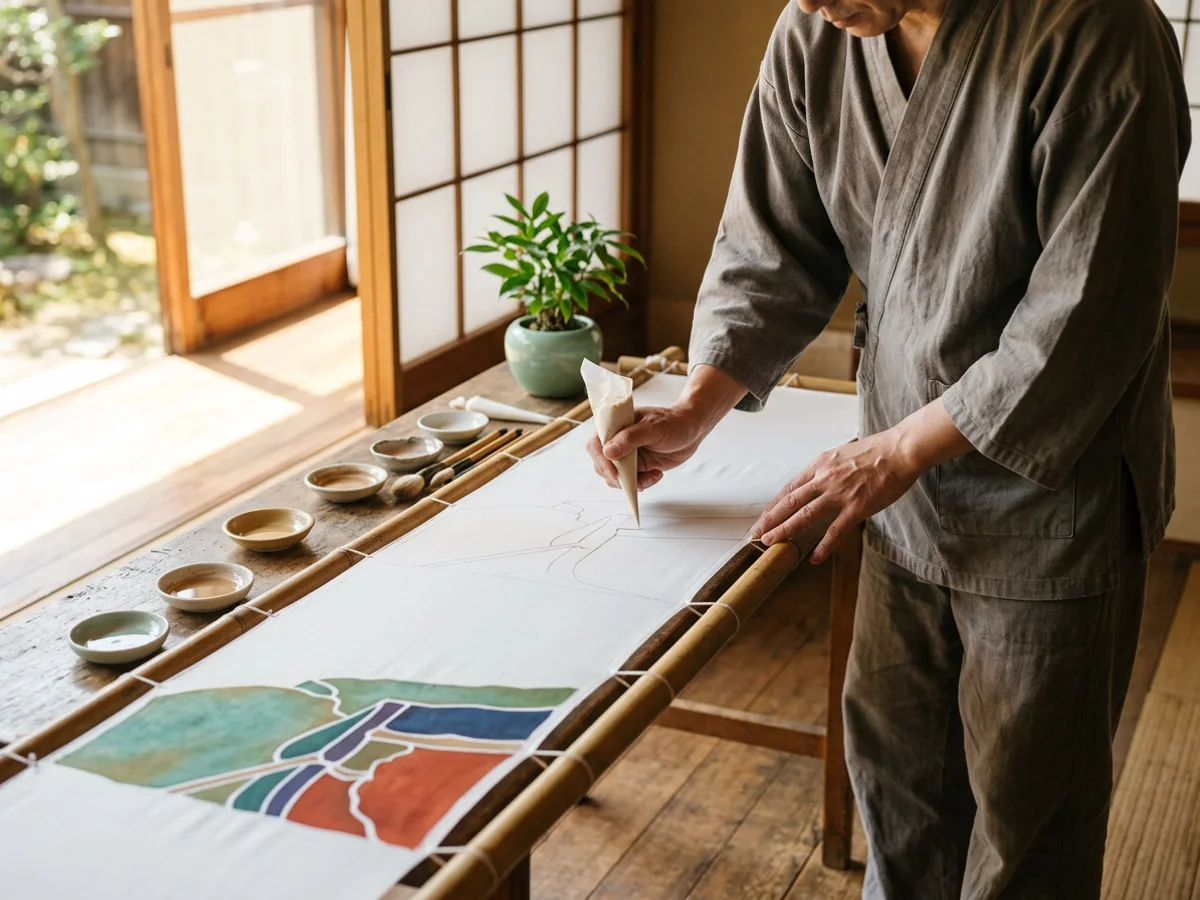 Yūzen — at the workshop